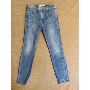 Vineyard Vines Womens High Rise Skinny Jeans Blue Candiani Denim Made in USA 28